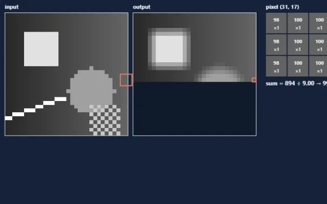 Screenshot of Image Convolution